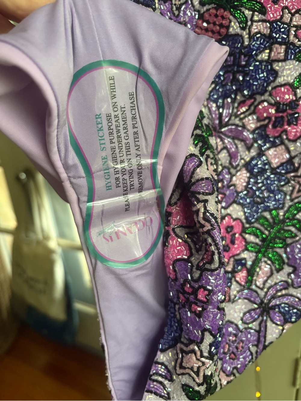 Oceanus Fia Hand-Beaded One Piece Swimsuit NWOT - Picture 16 of 16